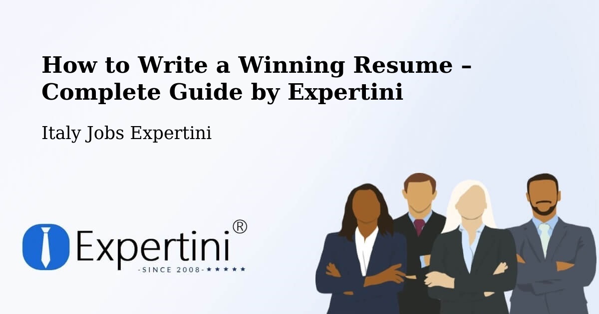 Resume Writing Guide for Job Seekers – Sciolze - Sciolze, Italy Jobs Expertini